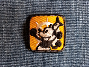 Steamboat Willie Mickey Mouse Patch