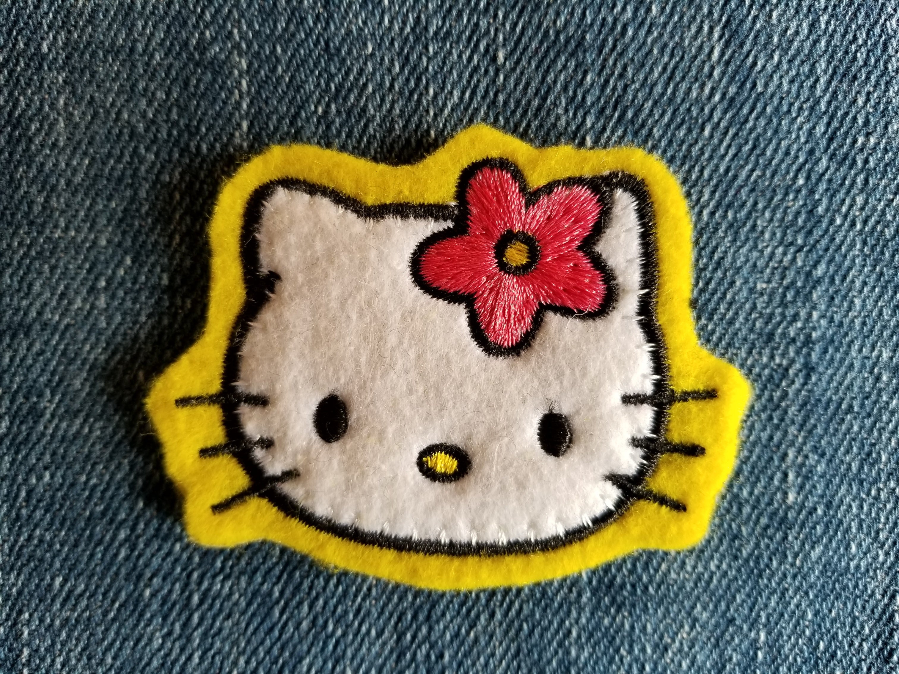 Hello Kitty Patch - Yellow
